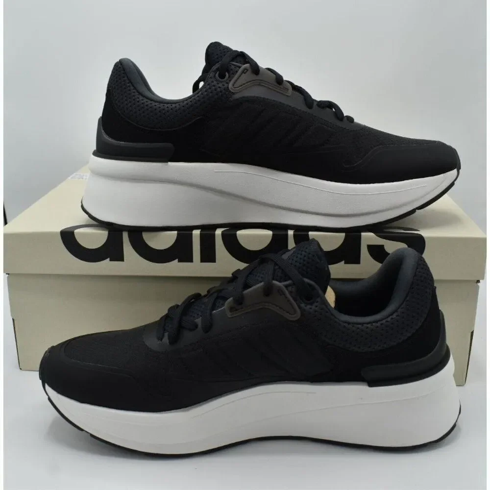 Adidas‎ Mens Size 14 ZNCHILL LightMotion Black White Running Shoes Sneakers